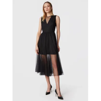 Zdjęcie TWINSET Sukienka koktajlowa 231TP2721 Czarny Regular Fit