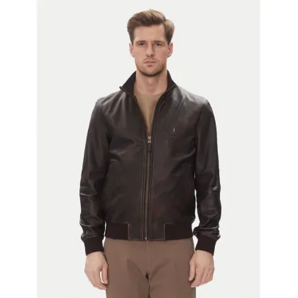 Zdjęcie Aeronautica Militare Kurtka skórzana 251PN5043PL199 Brązowy Regular Fit