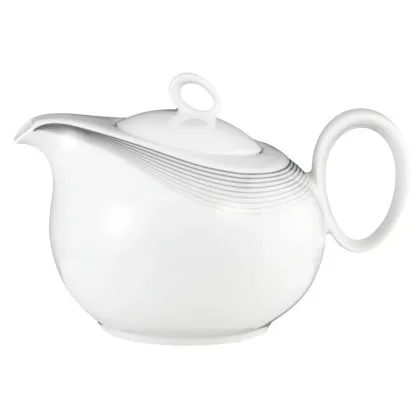 Zdjęcie Stylowy duży czajnik do herbaty z porcelany z pięknym zdobieniem - Seltmann Weiden