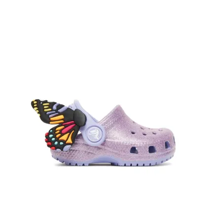 Zdjęcie Crocs Klapki Toddler Classic IAM Butterfly Clog 210018 Fioletowy