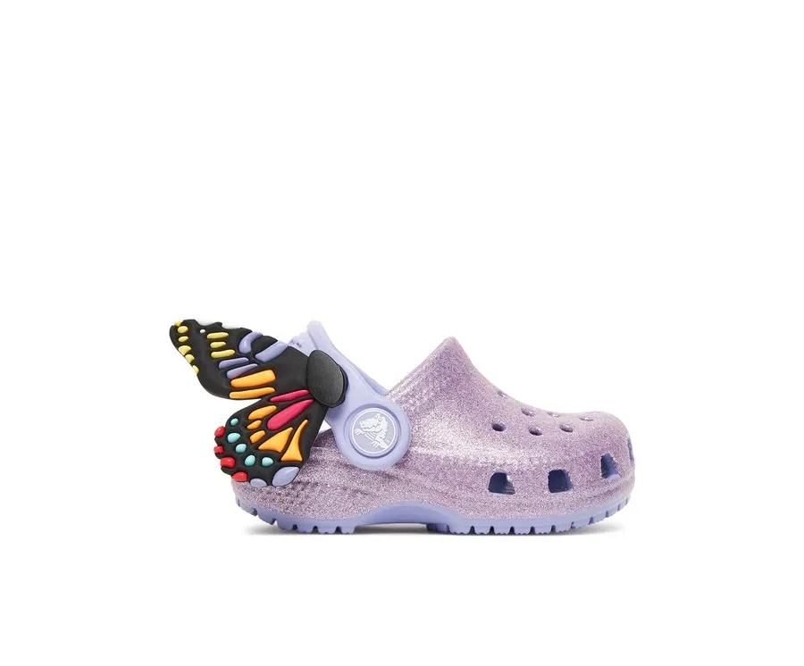 obrazek 1 Crocs Klapki Toddler Classic IAM Butterfly Clog 210018 Fioletowy