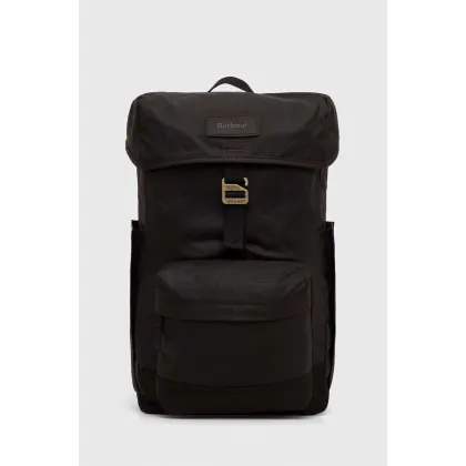 Zdjęcie Barbour plecak Essential Wax Backpack kolor czarny duży gładki UBA0570