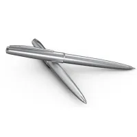 Picture Elegant Metropolis 78 ballpoint pen - stainless steel