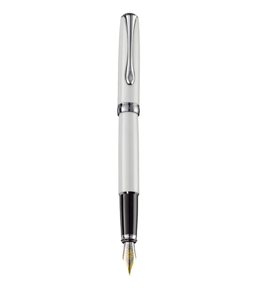 obrazek 1 Pióro wieczne Excellence A2 Pearl white/chromowane, 14ct