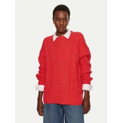 Zdjęcie STAUD Sweter Tracy R24P3117CA Czerwony Oversize