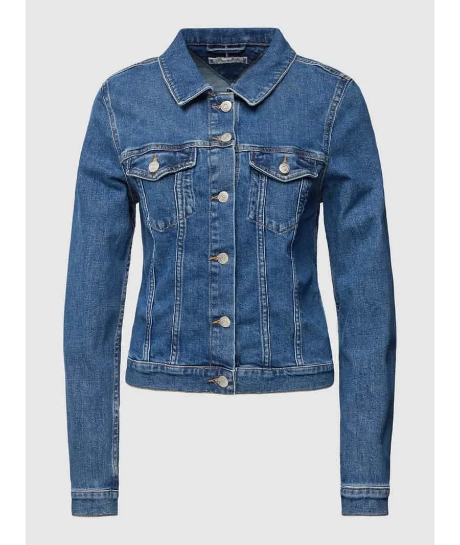 obrazek 1 Tommy Hilfiger Kurtka jeansowa WW0WW41335 Niebieski Slim Fit