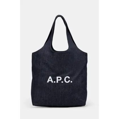 Zdjęcie A.P.C. torebka Tote Ninon kolor granatowy COCSX-M61565
