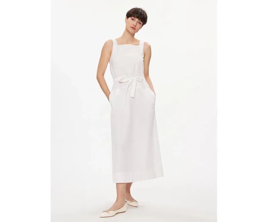 obrazek 1 Max Mara Leisure Sukienka letnia Panfilo 2416221068 Biały Regular Fit