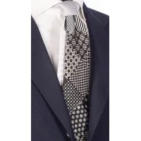 Zdjęcie Patchworkowy, elegancki, ręcznie szyty krawat