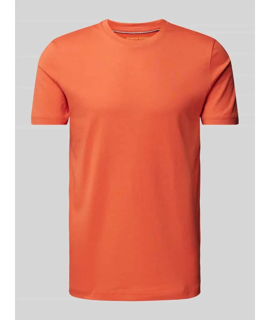 obrazek 1 T-shirt z prążkowanym okrągłym dekoltem