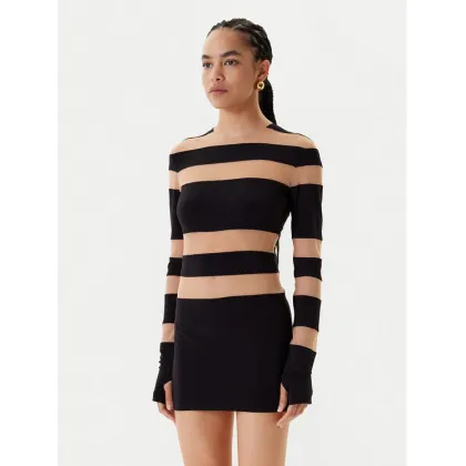 Zdjęcie NORMA KAMALI Sukienka codzienna KK3243PMB48239 Czarny Slim Fit