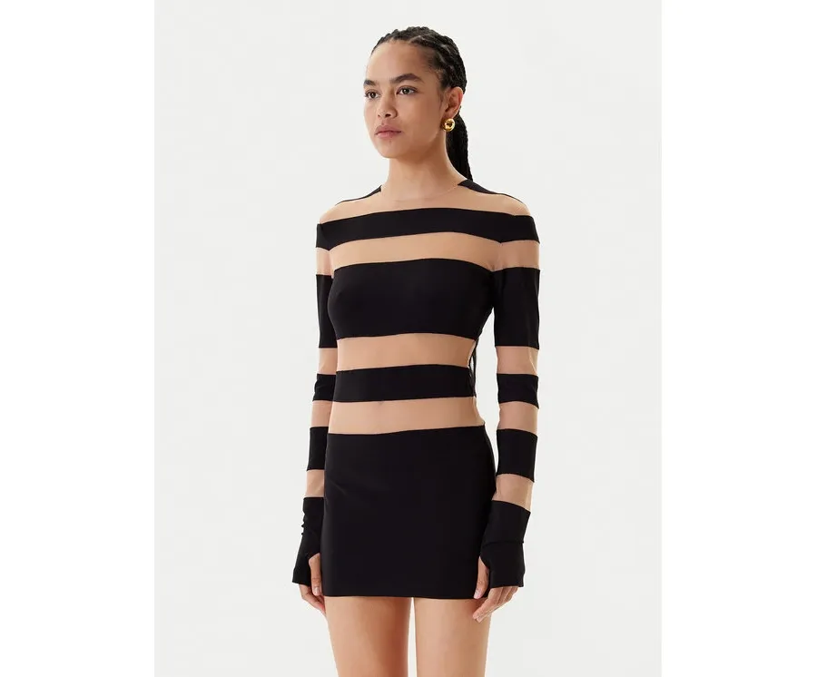 obrazek 1 NORMA KAMALI Sukienka codzienna KK3243PMB48239 Czarny Slim Fit
