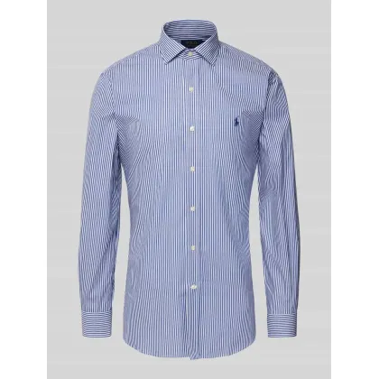 Zdjęcie Koszula biznesowa o kroju slim fit z wyhaftowanym logo