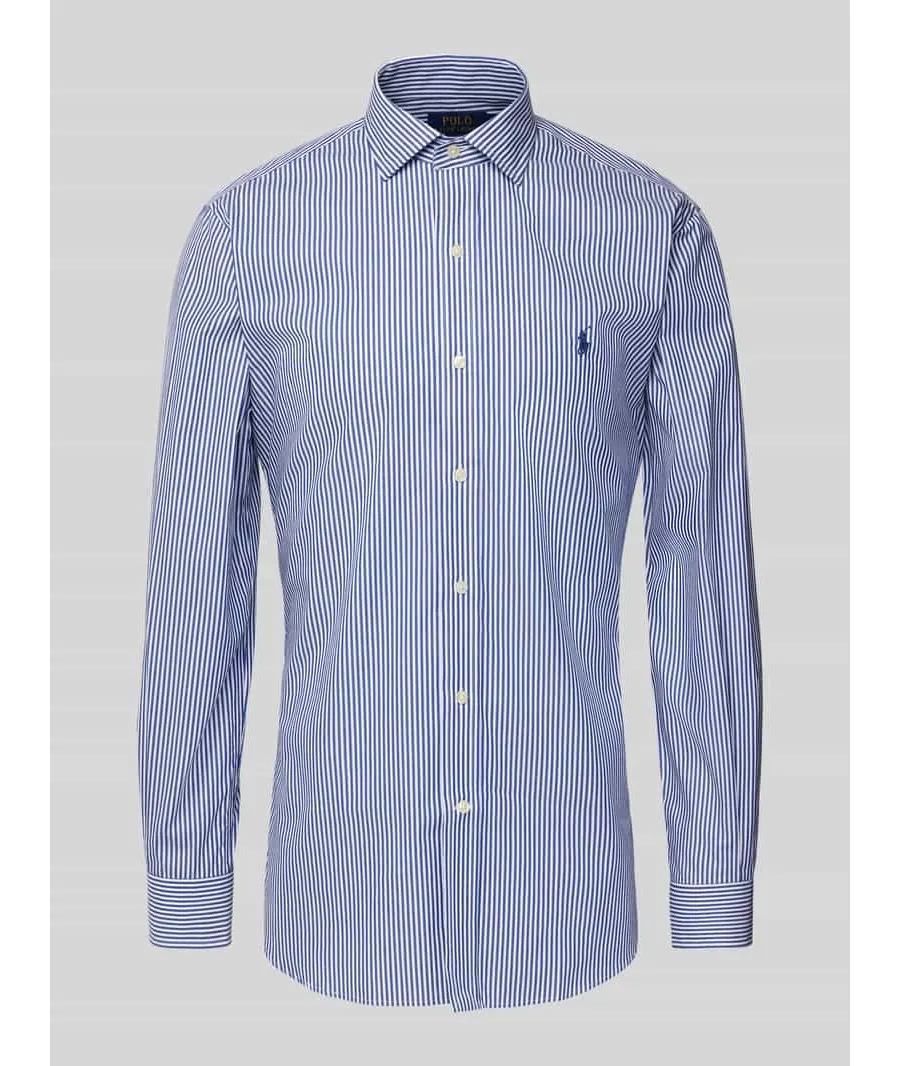 obrazek 1 Koszula biznesowa o kroju slim fit z wyhaftowanym logo