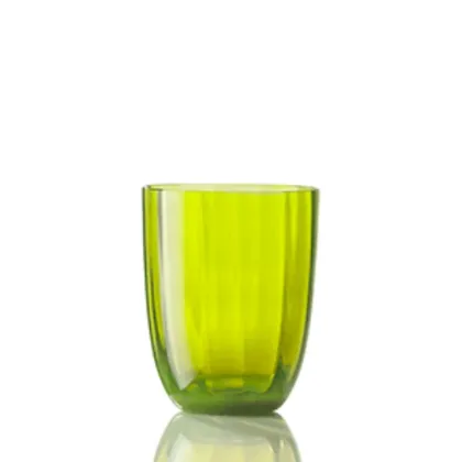 Zdjęcie Urokliwa szklanka do wody w kolorze zielonym Murano