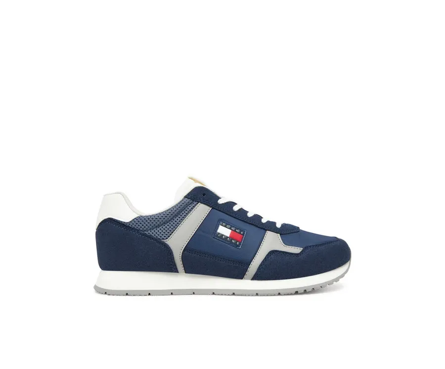 obrazek 1 Tommy Jeans Sneakersy Tjm Runner Casual EM0EM01590 Granatowy