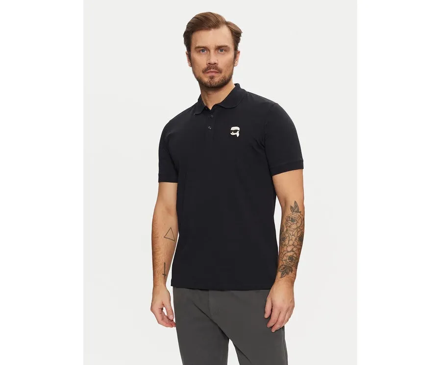 obrazek 1 KARL LAGERFELD Polo 745710 551224 Granatowy Regular Fit