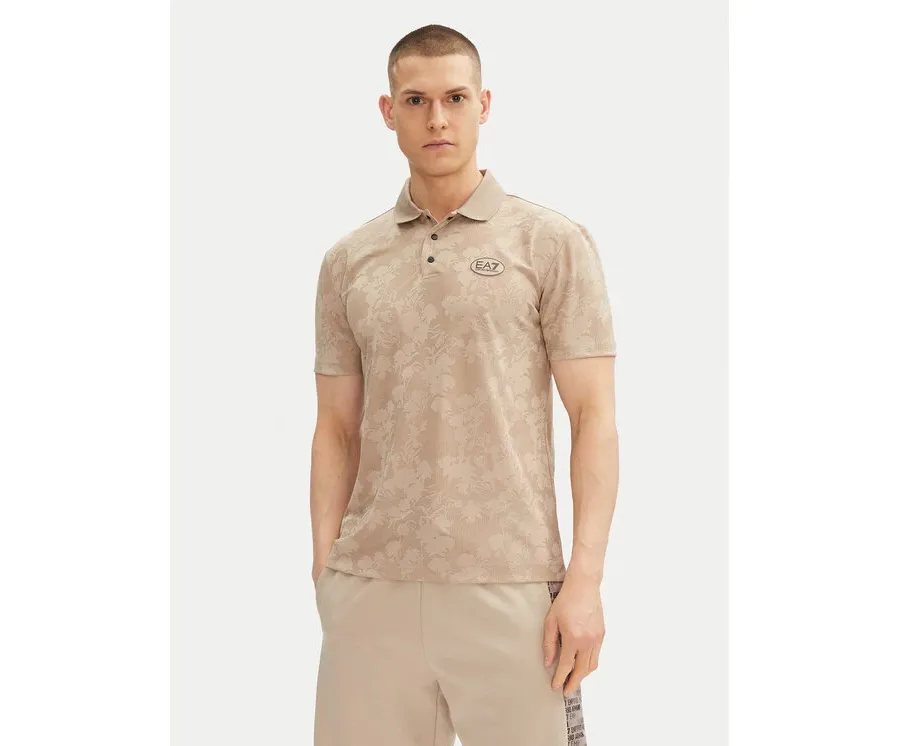 obrazek 1 EA7 Emporio Armani Polo 7M000049 AF13917 U6155 Beżowy Slim Fit
