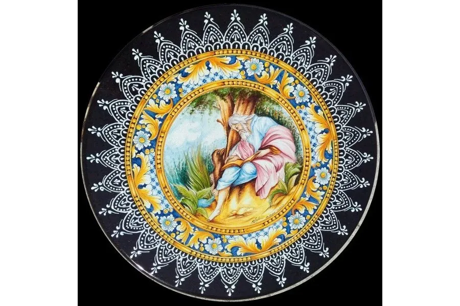 obrazek 1 Kamienny wulkaniczny blat stołowy do ogrodu - Ceramiche Valchida