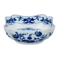 Picture Medium Margão salad bowl with a classic plant pattern - Vista Alegre