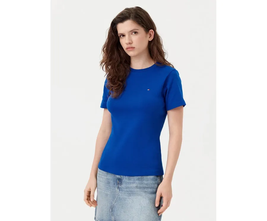 obrazek 1 Tommy Hilfiger T-Shirt New Cody WW0WW40587 Niebieski Slim Fit