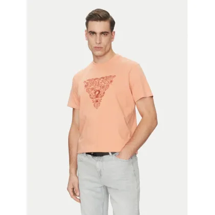 Zdjęcie Guess T-Shirt M5GI16 K8FQ4 Pomarańczowy Regular Fit