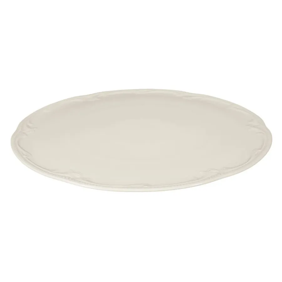 obrazek 2 Stylowy duży porcelanowy talerz do ciasta 32 cm o klasycznym kształcie – Seltmann Weiden