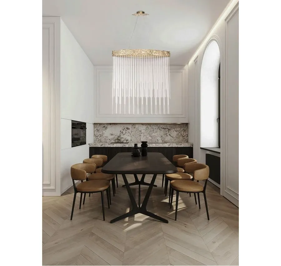 obrazek 1 Ekskluzywny żyrandol, lampa wisząca z serii White Romance