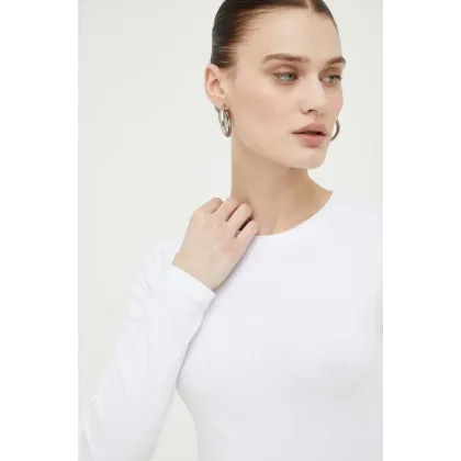 Zdjęcie Samsoe Samsoe longsleeve ALEXA damski kolor biały F00013150