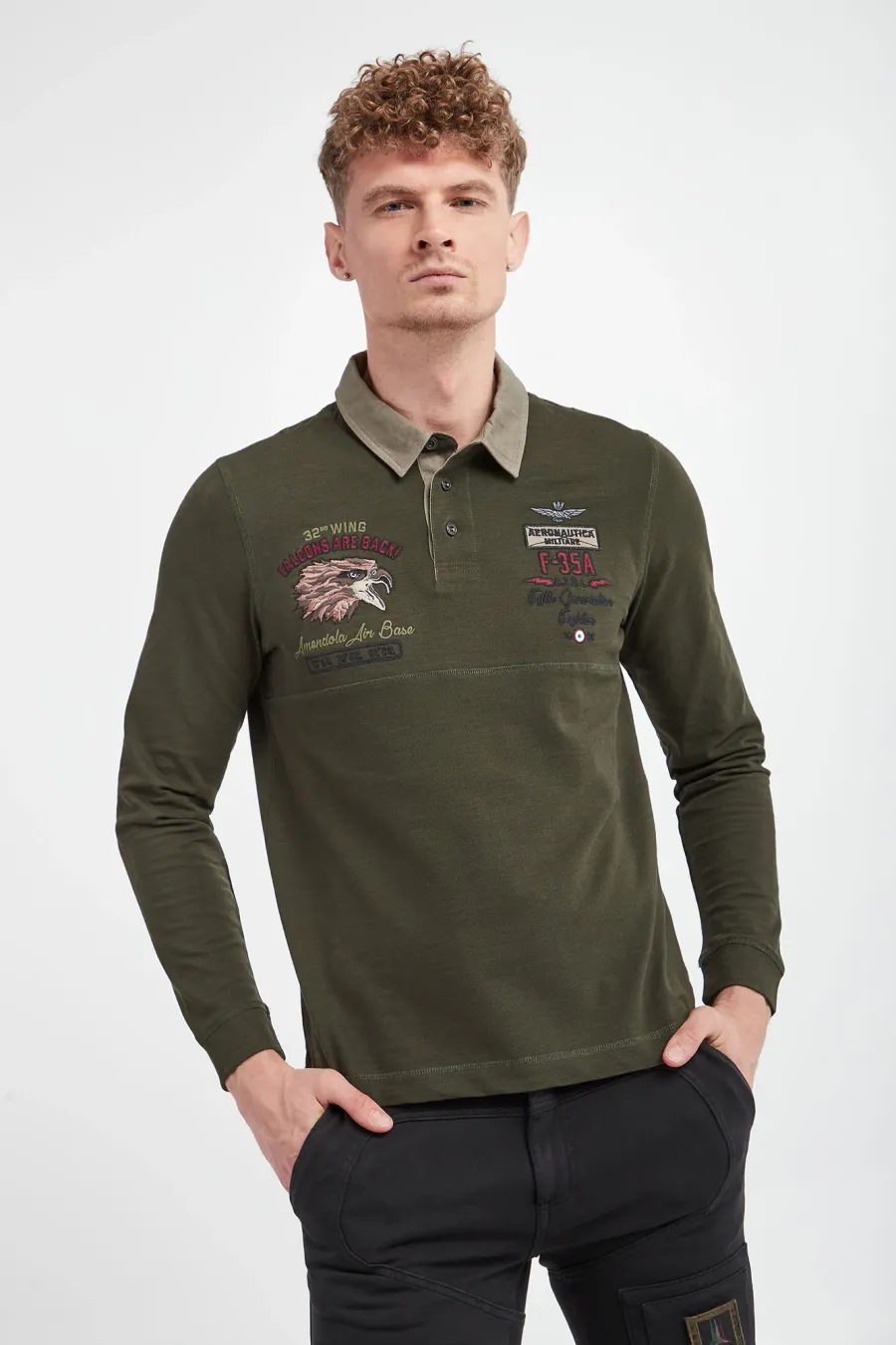 obrazek 1 Polo męskie AERONAUTICA MILITARE Aeronautica Militare