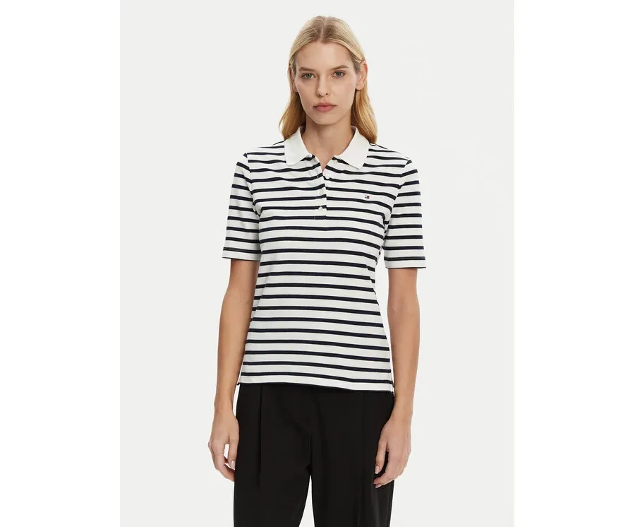 obrazek 1 Tommy Hilfiger Polo 1985 WW0WW43224 Granatowy Regular Fit