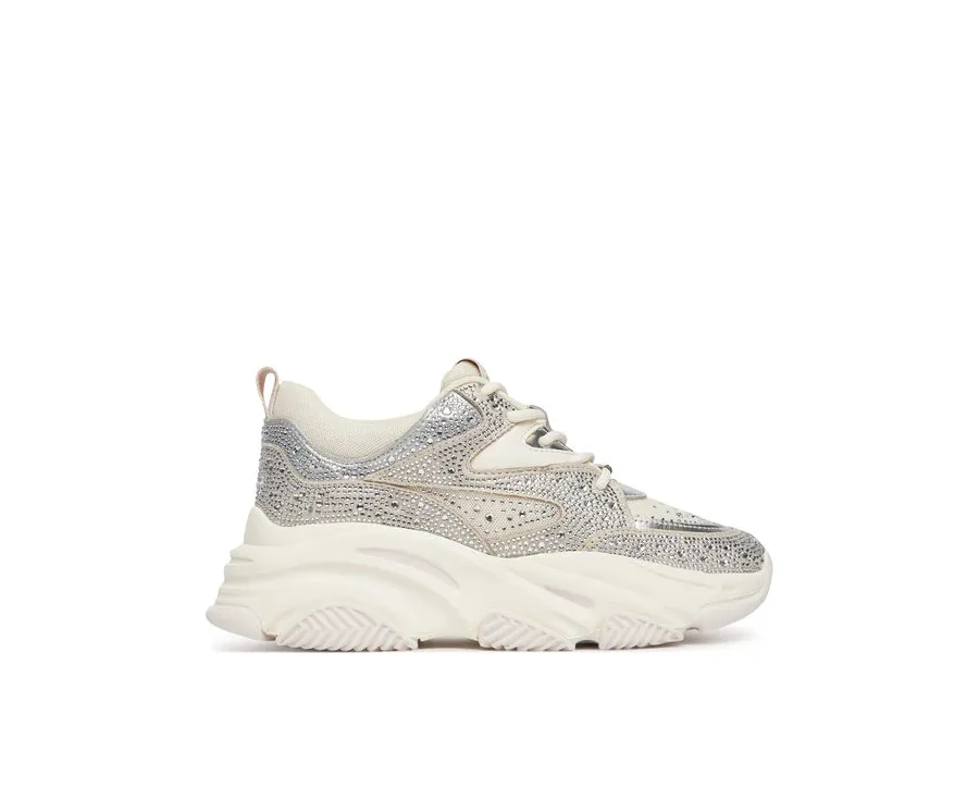 obrazek 1 Steve Madden Sneakersy Privy SM19000082 Srebrny