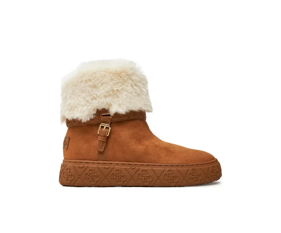 obrazek 1 Guess Botki Uncie FLFUNC ESU10 Brązowy