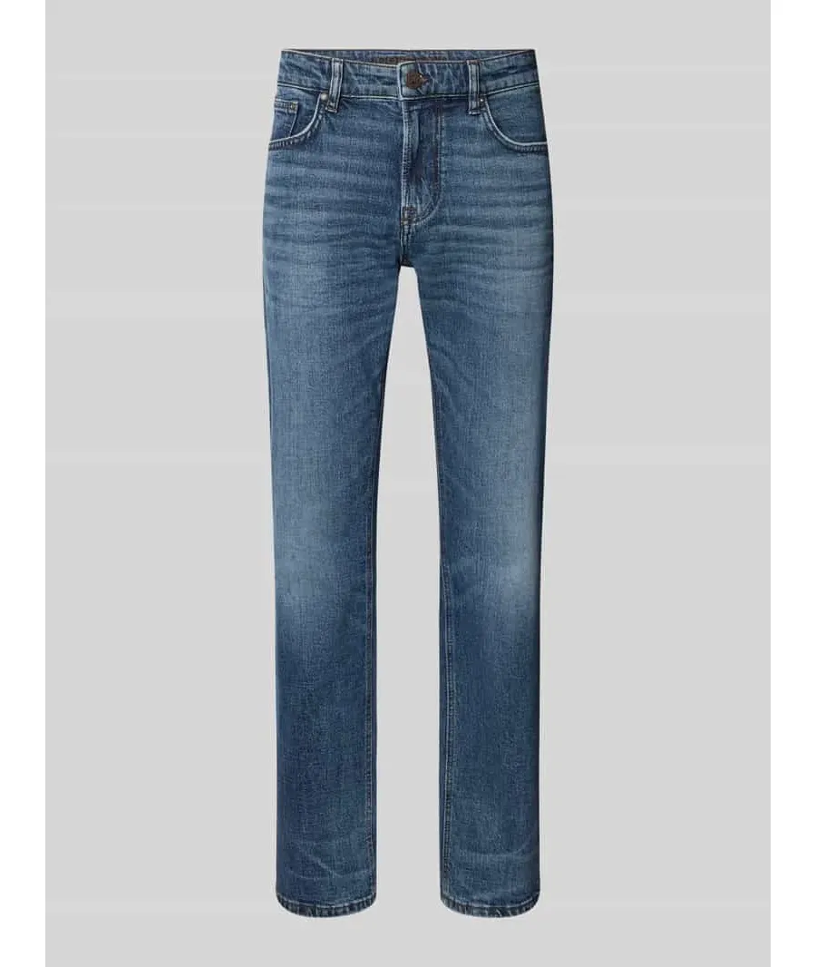 obrazek 1 Jeansy o kroju modern fit z 5 kieszeniami model ‘Mitch’