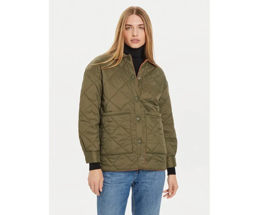 obrazek 1 Pepe Jeans Kurtka przejściowa Caty PL402441 Zielony Relaxed Fit