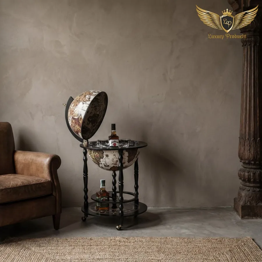 picture 2 Luxurious Vulcano globe bar 42 cm - Zoffoli