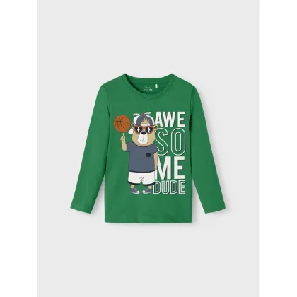 Zdjęcie NAME IT Bluzka 13218862 Zielony Regular Fit
