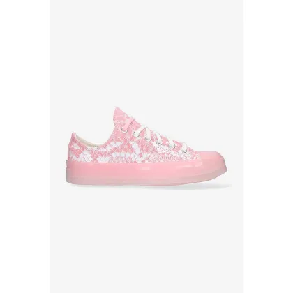 Zdjęcie Converse tenisówki zamszowe x Golf Wang Chuck kolor różowy 173189C-PINK