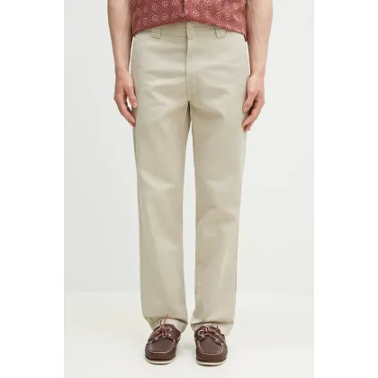 Zdjęcie Carhartt WIP spodnie Master Pant męskie kolor beżowy proste I034233.2LP02