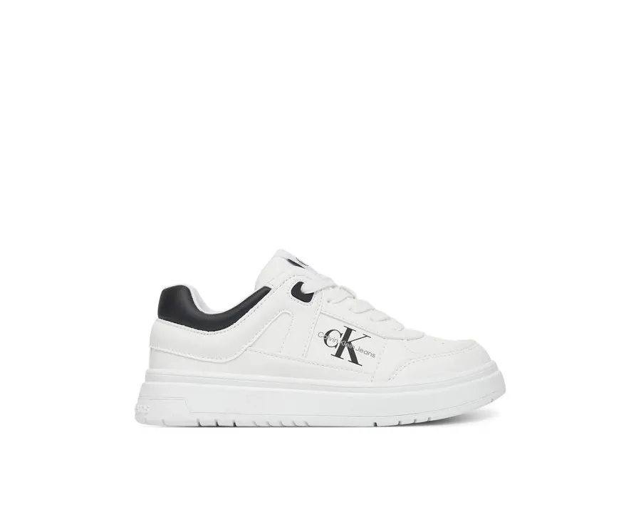 obrazek 1 Calvin Klein Jeans Sneakersy Low Cut Lace-Up Sneaker V3X9-82090-1355 M Biały