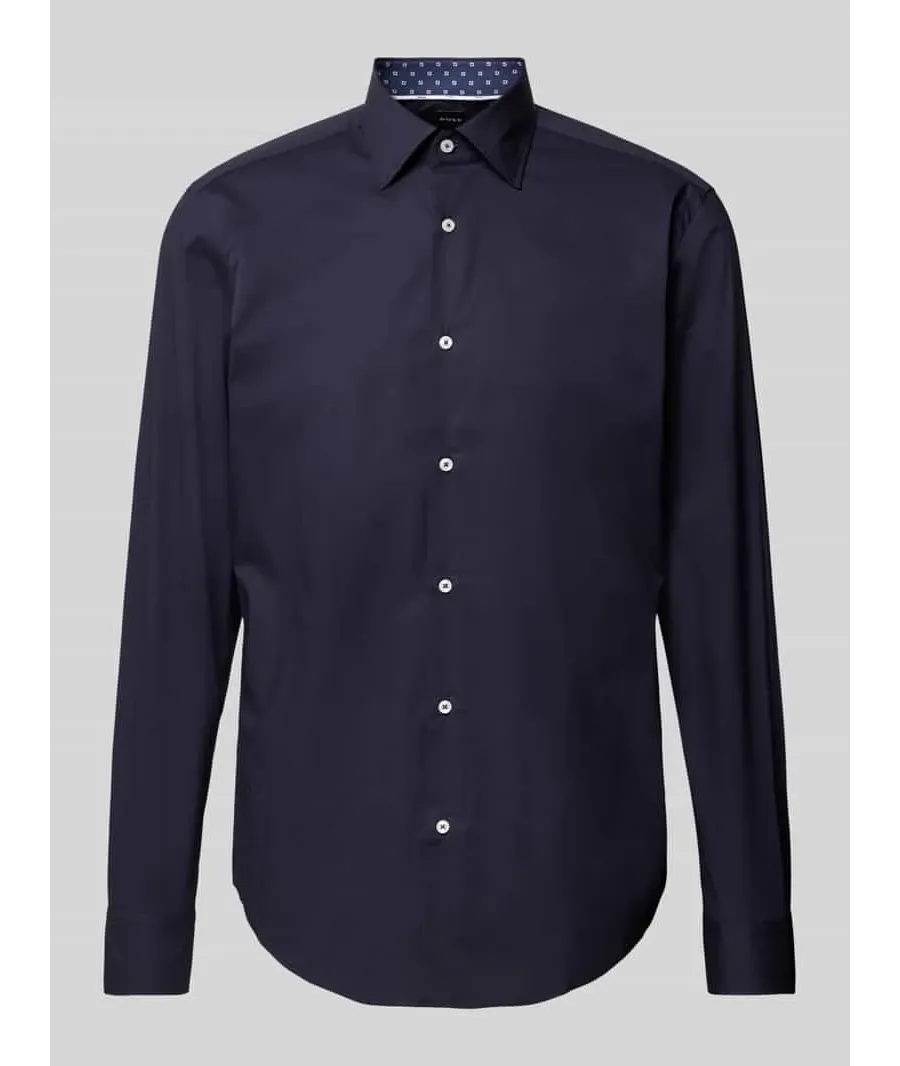 obrazek 1 Koszula biznesowa o kroju regular fit z kołnierzykiem typu kent model ‘Joe’
