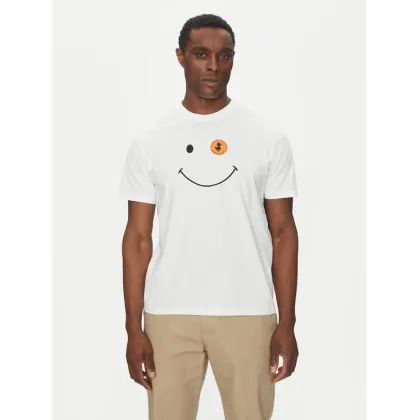 Zdjęcie Save The Duck T-Shirt DT1197M BESY20 Biały Regular Fit