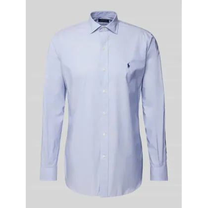 Zdjęcie Koszula biznesowa o kroju slim fit z wyhaftowanym logo