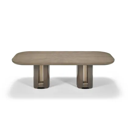 Zdjęcie Zmysłowy solidny stół jadalniany z serii Bacall