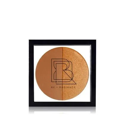 Zdjęcie BE + RADIANCE Set + Glow Probiotic Powder + Highlighter Paleta rozświetlaczy 10 g N°53