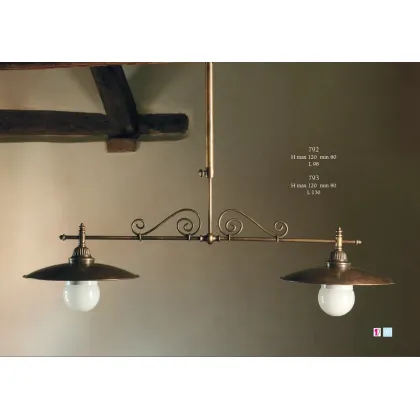 Zdjęcie Stylowa lampa sufitowa z regulowanymi płytkami - Il Paralume Marina