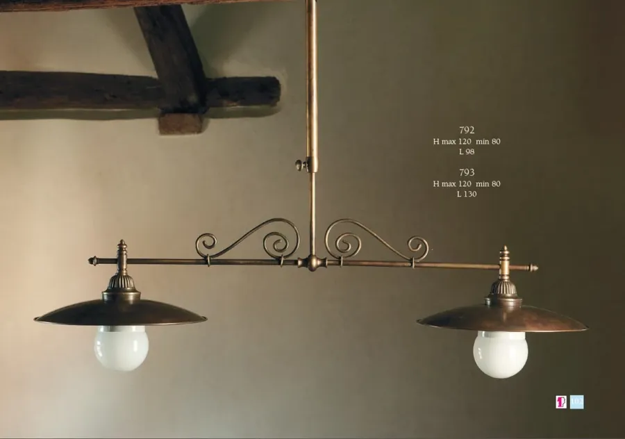 obrazek 1 Stylowa lampa sufitowa z regulowanymi płytkami - Il Paralume Marina