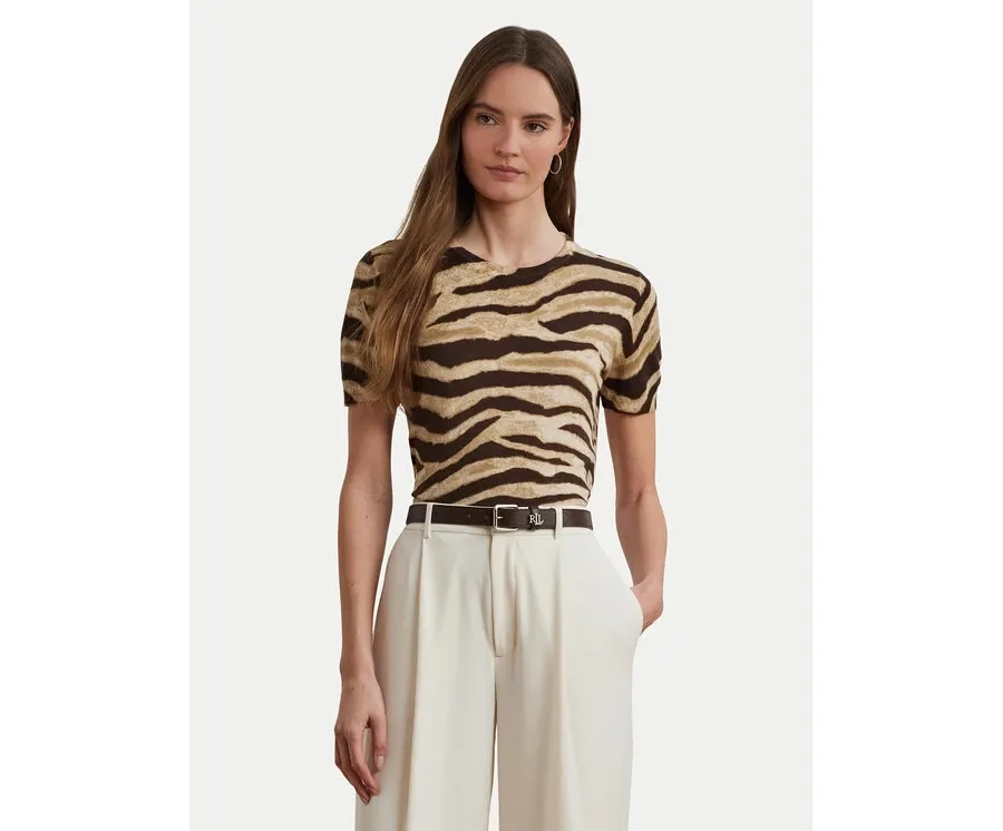 obrazek 1 LAUREN RALPH LAUREN Bluzka 200971372001 Beżowy Regular Fit