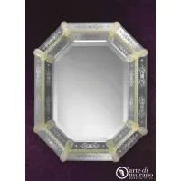 Picture A stunning wall mirror made of Murano glass for elegant interiors