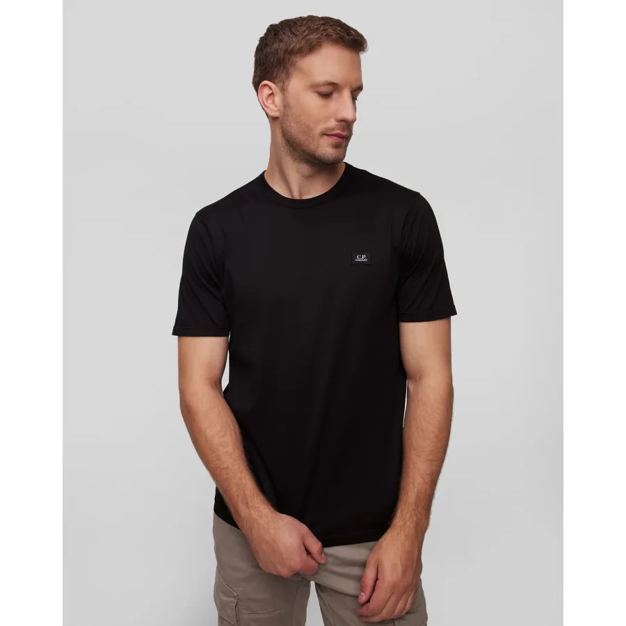 obrazek 1 Czarny T-shirt Męski C.p. Company CP Company